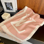 Louis Vuitton Classic Retro Big Embossed Cashmere Scarf for Women – product image 20