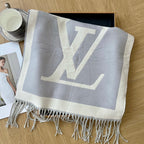 Louis Vuitton Classic Retro Big Embossed Cashmere Scarf for Women – product image 3