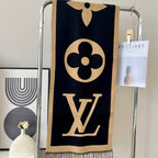 Louis Vuitton Classic Retro Big Embossed Cashmere Scarf for Women – product image 5
