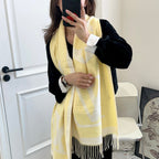 Louis Vuitton Classic Retro Big Embossed Cashmere Scarf for Women – product image 7