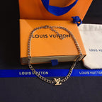 Louis Vuitton Cookie Logo Necklace – Luxury Designer Jewelry – product image 1