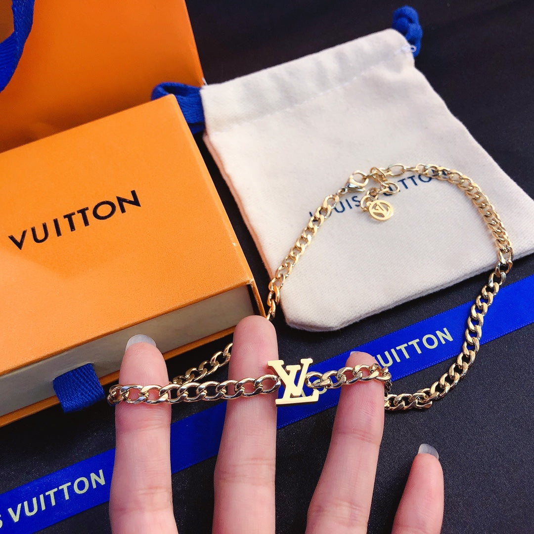 Louis Vuitton Cookie Logo Necklace – Luxury Designer Jewelry – product image 5