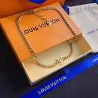 Louis Vuitton Cookie Logo Necklace – Luxury Designer Jewelry – product image 9
