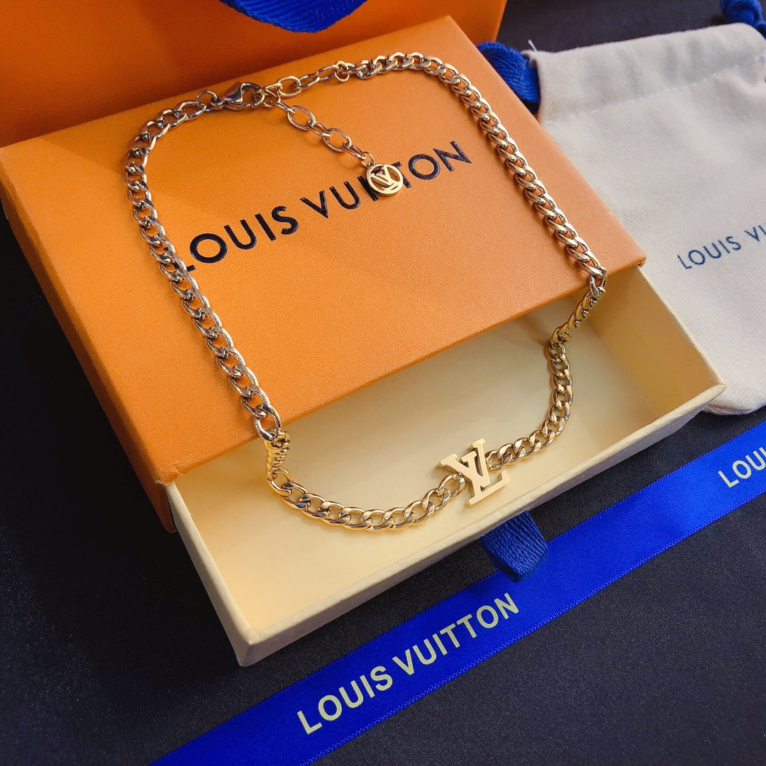 Louis Vuitton Cookie Logo Necklace – Luxury Designer Jewelry – product image 9