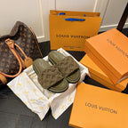 Louis Vuitton Couple Embossed Velcro Sandals – sandals product image 5