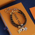Louis Vuitton Couple Love Spliced Doll Leather Bracelet – Luxury Jewelry – product image 5