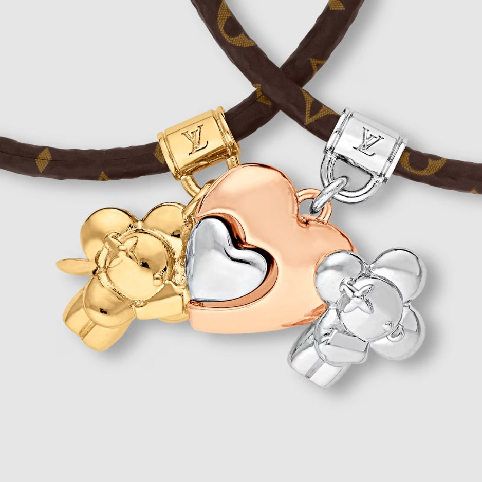 Louis Vuitton Couple Love Spliced Doll Leather Bracelet – Luxury Jewelry – product image 6