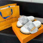 Louis Vuitton Couple's Checkerboard Sandals – sandals product image 6