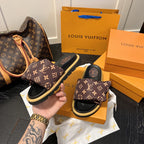 Louis Vuitton Couple Vintage Print Velcro Sandals – sandals product image 11