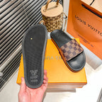 Louis Vuitton Couples Monogram& Checkerboard Flat Slippers – slippers product image 17