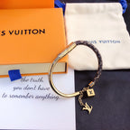 Louis Vuitton Cowhide Patchwork Bracelet – Luxury Jewelry – product image 3