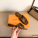 Louis Vuitton Cross Strap Flat Sandals – sandals product image 10