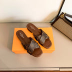 Louis Vuitton Cross Strap Flat Sandals – sandals product image 8
