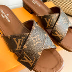 Louis Vuitton Cross Strap Flat Sandals – sandals product image 9