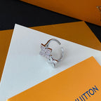 Louis Vuitton Crystal Floral Open Ring – Luxury Designer Jewelry – product image 2