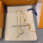 Louis Vuitton Crystal Four-Leaf Clover Charm Necklace – Luxury Designer Jewelry – product image 2