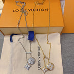 Louis Vuitton Crystal Four-Leaf Clover Charm Necklace – Luxury Designer Jewelry – product image 6