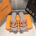 Louis Vuitton Cutout Letter Printed Slippers – slippers product image 2