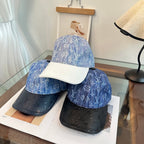 Louis Vuitton denim monogram baseball cap — high-resolution view 2