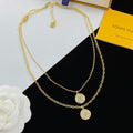 Louis Vuitton Double Layer Sweater Necklace – Luxury Designer Jewelry – product image 1