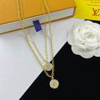 Louis Vuitton Double Layer Sweater Necklace – Luxury Designer Jewelry – product image 4