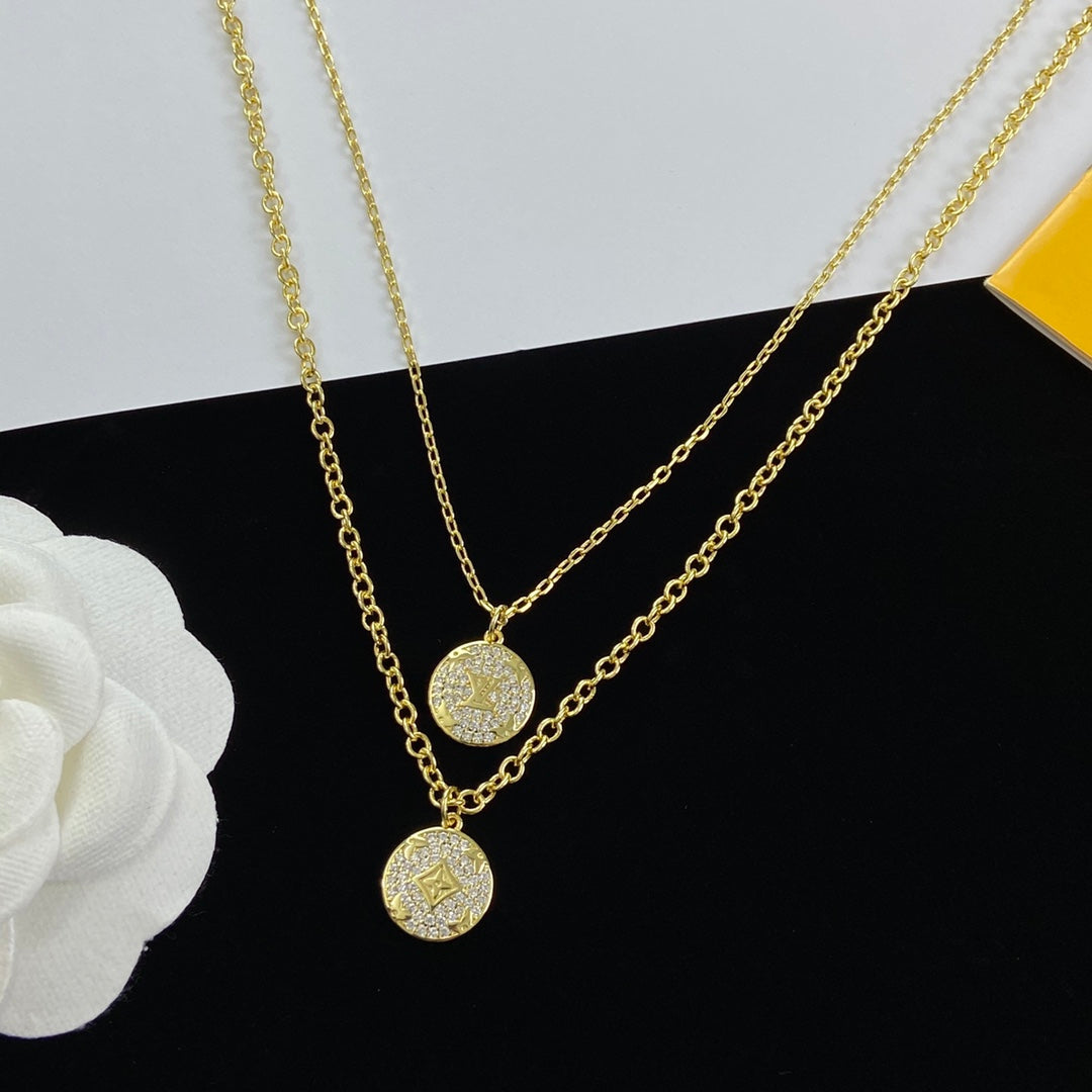 Louis Vuitton Double Layer Sweater Necklace – Luxury Designer Jewelry – product image 5