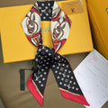 Louis Vuitton Double Satin Monogram Bow Tie & Headband for Women – product image 1