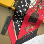 Louis Vuitton Double Satin Monogram Bow Tie & Headband for Women – product image 6
