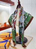Louis Vuitton Enchanted Forest Silk Scarf for Women – product image 14