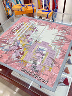 Louis Vuitton Enchanted Forest Silk Scarf for Women – product image 2