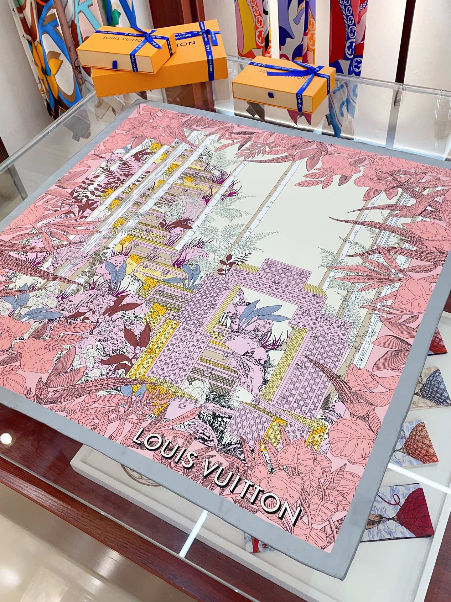 Louis Vuitton Enchanted Forest Silk Scarf for Women – product image 2