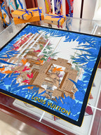 Louis Vuitton Enchanted Forest Silk Scarf for Women – product image 5