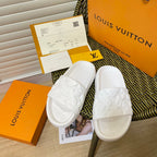 Louis Vuitton Fashion Embossed Couple Slippers – slippers product image 11