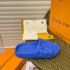 Louis Vuitton Fashion Embossed Couple Slippers – slippers product image 12