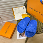 Louis Vuitton Fashion Embossed Couple Slippers – slippers product image 3