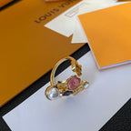 Louis Vuitton Floral Pearl Statement Open Ring – Luxury Designer Jewelry – product image 5