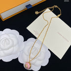 Louis Vuitton Four Leaf Clover Crystal Pendant Necklace – Luxury Designer Jewelry – product image 4