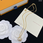 Louis Vuitton Four Leaf Clover Crystal Pendant Necklace – Luxury Designer Jewelry – product image 6