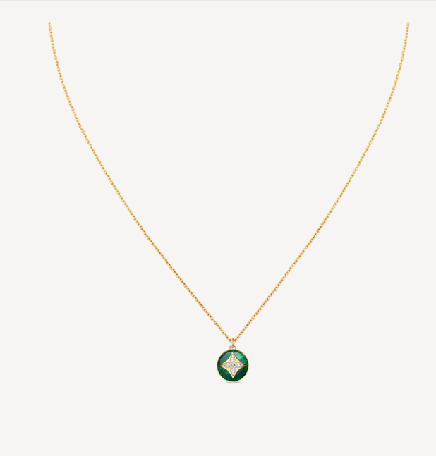 Louis Vuitton Four Leaf Clover Crystal Pendant Necklace – Luxury Designer Jewelry – product image 13