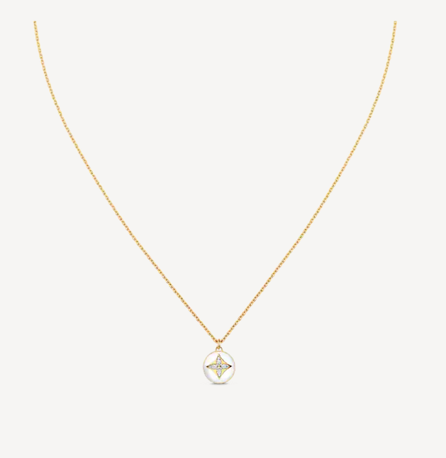 Louis Vuitton Four Leaf Clover Crystal Pendant Necklace – Luxury Designer Jewelry – product image 14