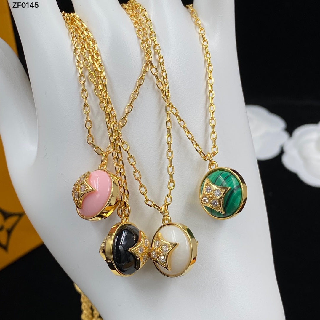 Louis Vuitton Four Leaf Clover Crystal Pendant Necklace – Luxury Designer Jewelry – product image 15