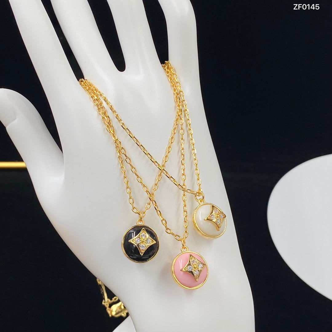Louis Vuitton Four Leaf Clover Crystal Pendant Necklace – Luxury Designer Jewelry – product image 16