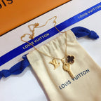 Louis Vuitton Four-leaf Clover Key Three Accessory Necklace – Luxury Designer Jewelry – product image 5