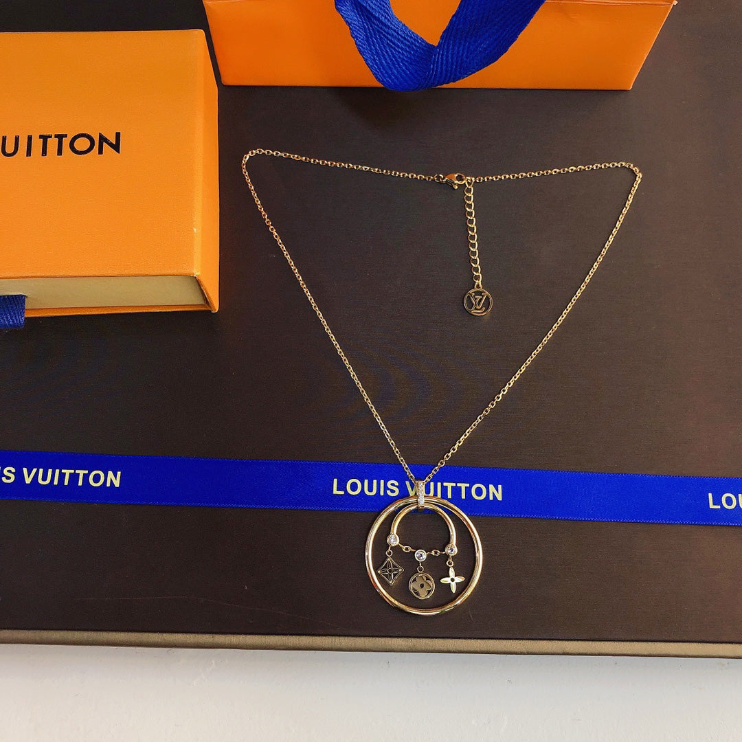 Louis Vuitton Four Leaf Clover Pendant Necklace – Luxury Designer Jewelry – product image 2