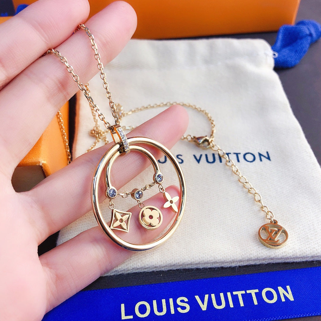 Louis Vuitton Four Leaf Clover Pendant Necklace – Luxury Designer Jewelry – product image 3