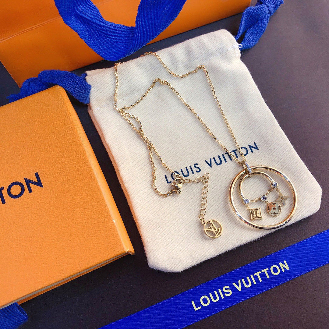 Louis Vuitton Four Leaf Clover Pendant Necklace – Luxury Designer Jewelry – product image 6