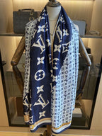 Louis Vuitton Four-leaf Clover Satin Scarf Shawl for Women – product image 6