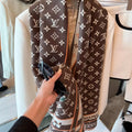 Louis Vuitton Full Monogram Cashmere Scarf Shawl for Women – product image 13
