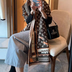Louis Vuitton Full Monogram Cashmere Scarf Shawl for Women – product image 19