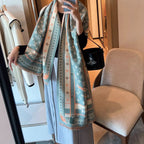 Louis Vuitton Full Monogram Cashmere Scarf Shawl for Women – product image 25